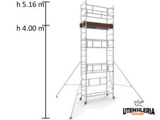 Ponteggio SMART TOWER Marchetti in alluminio m 0.75x1.66x5.16