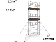 Ponteggio SMART TOWER Marchetti in alluminio m 0.75x1.66x6.25