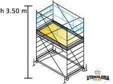 Ponteggio SYSTEM 100X180 Marchetti in acciaio m 1.00x1.80x3.50