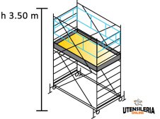 Ponteggio SYSTEM 100X200 Marchetti in acciaio m 1.00x2.00x3.50