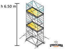 Ponteggio SYSTEM 100X200 Marchetti in acciaio m 1.00x2.00x6.50