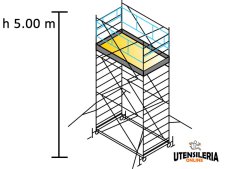 Ponteggio SYSTEM 120X180 Marchetti in acciaio m 1.20x1.80x5.00