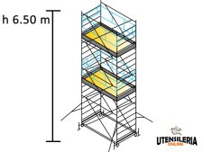 Ponteggio SYSTEM 120X180 Marchetti in acciaio m 1.20x1.80x6.50