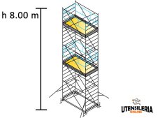 Ponteggio SYSTEM 120X180 Marchetti in acciaio m 1.20x1.80x8.00