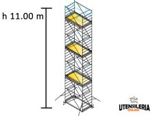 Ponteggio SYSTEM 120X200 Marchetti in acciaio m 1.20x2.00x11.00