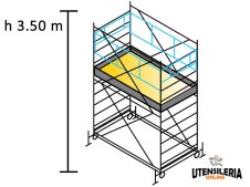 Ponteggio SYSTEM 120X200 Marchetti in acciaio m 1.20x2.00x3.50