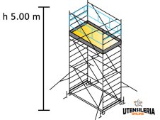 Ponteggio SYSTEM 120X200 Marchetti in acciaio m 1.20x2.00x5.00