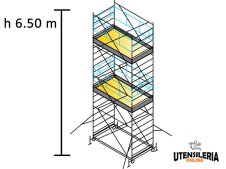 Ponteggio SYSTEM 120X200 Marchetti in acciaio m 1.20x2.00x6.50