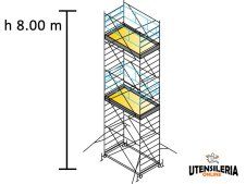 Ponteggio SYSTEM 120X200 Marchetti in acciaio m 1.20x2.00x8.00