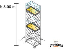 Ponteggio SYSTEM 75X180 Marchetti in acciaio m 0.75x1.80x8.00