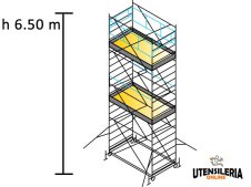 Ponteggio SYSTEM 75X200 Marchetti in acciaio m 0.75x2.00x6.50