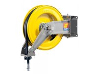 Sistema di distribuzione olio a parete con avvolgitubo Meclube per fusti 180-220l