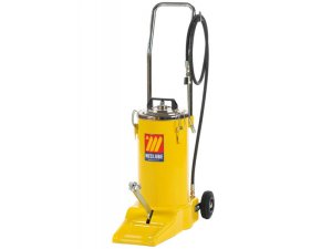 Ingrassatore manuale carrellato Meclube azionamento a pedale per fusti 16 Kg