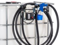 Pompa elettrica Meclube per travaso AdBlue da fusti IBC, 40 l/min