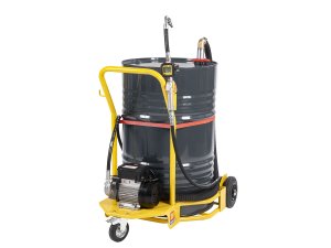 Distributore elettrico carrellato antigelo Meclube per fusti 180-220l, 25 l/min