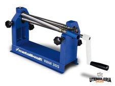 Calandra manuale a 3 rulli Metallkraft RBM 305, ø 25mm 305mm Calandra manuale a 3 rulli Metallkraft RBM 305, ø 25mm 305mm