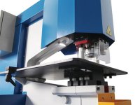 Punzonatrice idraulica HLS 85S Metallkraft con funzionamento a pedale, 85 ton