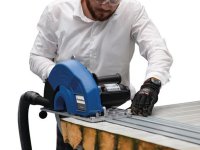 Sega circolare manuale HKS 320 Metallkraft per tagliare alluminio acciaio e inox