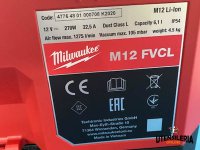 Aspiratore solidi/liquidi a batteria Milwaukee M12 Fuel FVCL-0