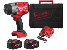 Avvitatore ad impulsi alta coppia Milwaukee M18 Fuel FHIW2F12 attacco quadro 1/2" in Set