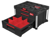 Cassettiera porta utensili Milwaukee PACKOUT 560x410x360mm a 2+1 cassetti