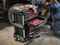 Cassettiera porta utensili Milwaukee PACKOUT 560x410x360mm a 2 cassetti