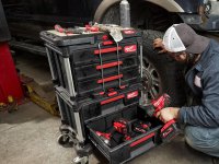Cassettiera porta utensili Milwaukee PACKOUT 560x410x360mm a 2 cassetti