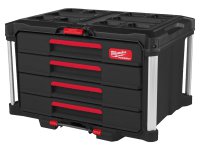 Cassettiera porta utensili Milwaukee PACKOUT 560x410x360mm a 4 cassetti