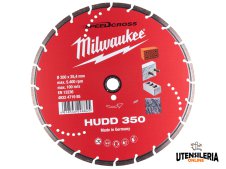 Disco diamantato Milwaukee HUDD 350mm per materiali duri e medio-duri