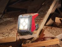 Faro M12 AL-0 con LED 12V con magneti e morsa di fissaggio 1000 lumen