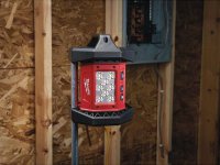 Faro M18 AL-0 con LED 18V con fissaggio a parete 1500 lumen