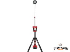 Faro M18 SAL-0 LED 18V con treppiede per cantiere 2000 lumen