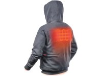 Felpa termica con cappuccio M12 HHGREY3 Milwaukee grigia 12V