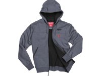 Felpa termica con cappuccio M12 HHGREY3 Milwaukee grigia 12V