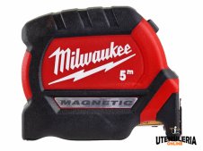 Flessometro magnetico Premium Milwaukee 5 metri x 27 mm