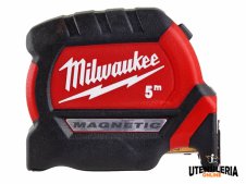 Flessometro magnetico Premium Milwaukee 5 metri x 27 mm