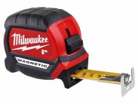 Flessometro magnetico Premium Milwaukee 8 metri x 27 mm