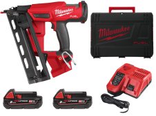 Groppinatrice a batteria Milwaukee M18 Fuel FN16GA piegata 20°, groppini 32-64mm