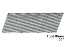 Groppini acciaio inclinati 20° Milwaukee Finish Nails 1,35x1,61mm 16G/38mm/SC1 (2.000pz)