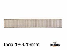Groppini acciaio INOX 1,0x1,25mm Nails Inox 18G/19mm (10.000pz)