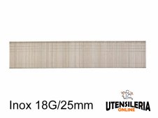 Groppini acciaio INOX 1,0x1,25mm Nails Inox 18G/25mm (5.000pz)