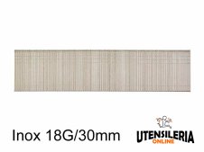 Groppini acciaio INOX 1,0x1,25mm Nails Inox 18G/30mm (5.000pz)