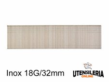 Groppini acciaio INOX 1,0x1,25mm Nails Inox 18G/32mm (5.000pz)