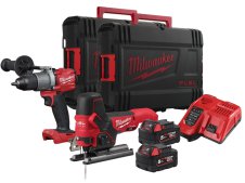 Milwaukee trapano avvitatore M18 FDD2 e seghetto alternativo M18 FBJS in Kit 18V