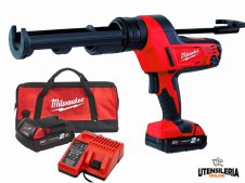 Pistola per silicone Milwaukee C18 PCG/310C-201B portacartuccia 310ml