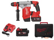 Tassellatore Milwaukee M18 CHPX-502X, 4.0J con 2 batterie 5.0Ah