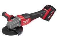 Kit smerigliatrice Milwaukee M18 Fuel FHSAG125XPDB interruttore a paletta