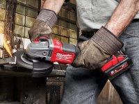 Kit smerigliatrice Milwaukee M18 Fuel FHSAG125XPDB interruttore a paletta