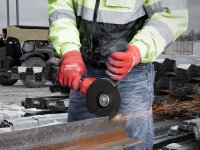 Kit smerigliatrice Milwaukee M18 Fuel FHSAG125XPDB interruttore a paletta