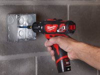 Trapano avvitatore Milwaukee compatto M12 BPD + Avvitatore ad impulsi M12 BID
